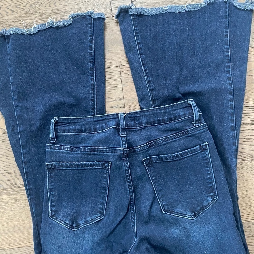 Flying Monkey High Rise Super Flare Jeans - Picture 8 of 10